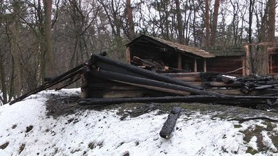 Будівля після пожежі Будівля після пожежі