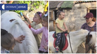У Маріуполі для дітей з інвалідністю проводять безкоштовні сеанси іпотерапії