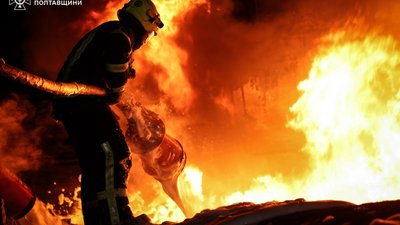 У Миргородському районі уламки БпЛА пошкодили одне з приватних підприємств