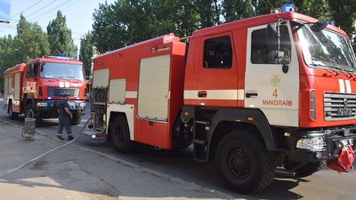 Миколаївські рятувальники загасили пожежу в пекарні