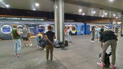 Арт-поїзд "ГогольFest" вирушив з Києва до Херсона Арт-поїзд "ГогольFest" вирушив з Києва до Херсона