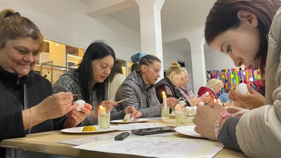 майстерклас з писанкарства в Тернополі, як розписати писанку, Центр науки