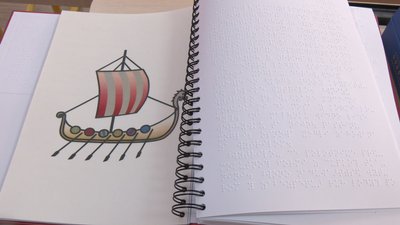 Книга шрифтом Брайля Книга шрифтом Брайля