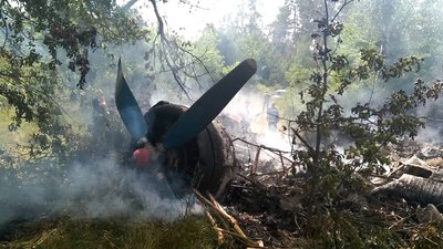 На Полтавщині впали два літаки: що відомо