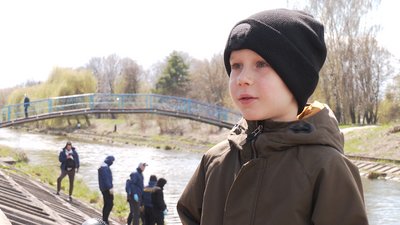 У Рівному семирічний школяр організував толоку перед Великоднем