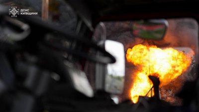 Пожежа на об'єкті інфраструктури