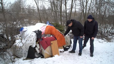 Соціальний патруль шукає бездомних людей 