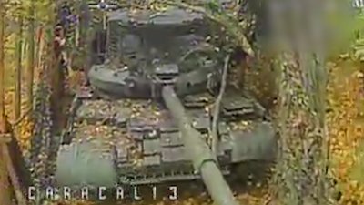 замаскований танк