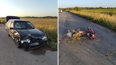 У Середино-Будській громаді на Сумщині в ДТП травмувався мотоцикліст