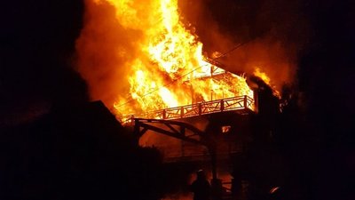 На Закарпатті горів готельно-ресторанний комплекс На Закарпатті горів готельно-ресторанний комплекс