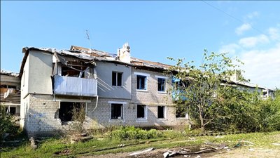 Пошкоджений будинок