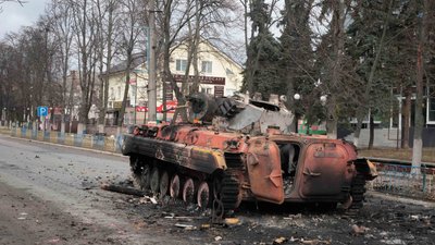 Українські війська успішно контратакують позиції РФ на околицях Києва — британська розвідка