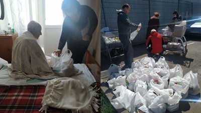 Для самотніх стареньких з Івано-Франківська збирають продуктові подарунки