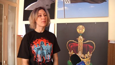 У Житомирі відкрили виставку білоруських політичних плакатів У Житомирі відкрили виставку білоруських політичних плакатів