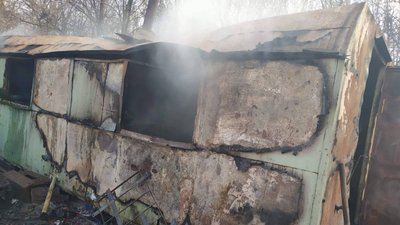 Пожежа на сміттєзвалищі у Красноградському районі: постраждав чоловік