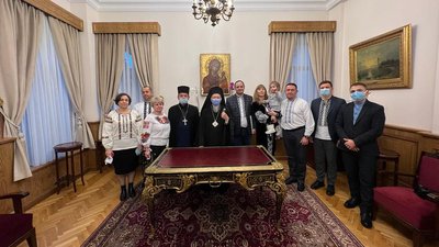 Голова Івано-Франківської громади зустрівся із Вселенським патріархом Варфоломієм Голова Івано-Франківської громади зустрівся із Вселенським патріархом Варфоломієм