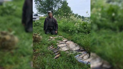 На Чернігівщині спіймали рибалку, який сітками виловив 8 кілограмів риби на понад 270 тисяч гривень