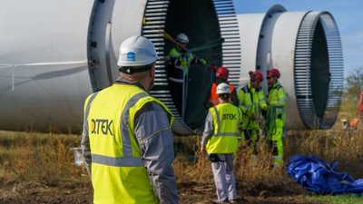 Запускають першу чергу. На Миколаївщині відновили будівництво вітрової електростанції