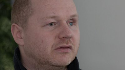 Військовослужбовець Віктор на реабілітації після поранення Військовослужбовець Віктор на реабілітації після поранення