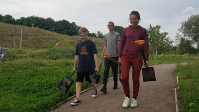У Рівному на Оствиці запрацював перший дитячий археологічний табір