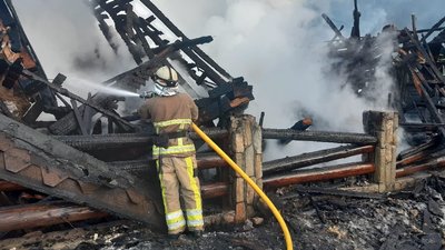 У селі Татарів на Івано-Франківщині зайнялися три котеджі