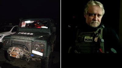У Кропивницькому лікують журналіста з Швейцарії, автомобіль якого обстріляли війська РФ