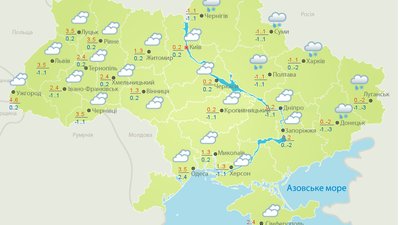 Погода в Україні 19 грудня Погода в Україні 19 грудня