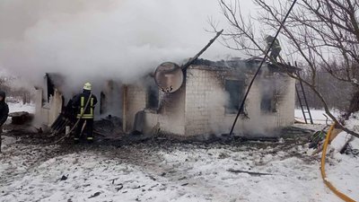 На Житомирщині у пожежі згоріли троє дітей На Житомирщині у пожежі згоріли троє дітей
