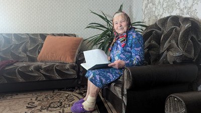 Виростила семеро дітей, має 13 онуків і 17 правнуків: жителька Волині відзначила 96-ліття Виростила семеро дітей, має 13 онуків і 17 правнуків: жителька Волині відзначила 96-ліття