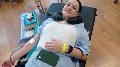 "Ми хочемо популяризувати донорство": у Дніпрі вперше в цьому році організували виїзну донацію крові "Ми хочемо популяризувати донорство": у Дніпрі вперше в цьому році організували виїзну донацію крові
