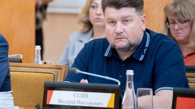 Валерій Сілін на сесії Одеської міської ради