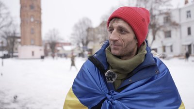 "Марафон добра": азовець Петро Скрипка пройшов марафон на підтримку військових "Марафон добра": азовець Петро Скрипка пройшов марафон на підтримку військових