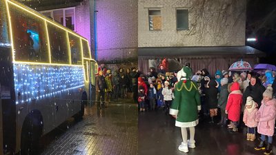 Автобус Святого Миколая вирушив у тур Луцькою громадою Автобус Святого Миколая вирушив у тур Луцькою громадою