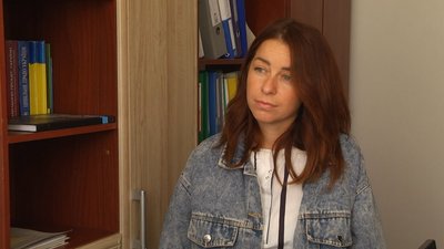 Спеціалістка з юридичних питань сільської ради Ольга Лізун, 3 жовтня 2023. Фото: Суспільне Хмельницький