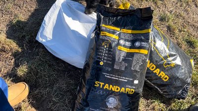 У знищене російськими військами село на Миколаївщині волонтери привезли корм для сотні покинутих тварин У знищене російськими військами село на Миколаївщині волонтери привезли корм для сотні покинутих тварин