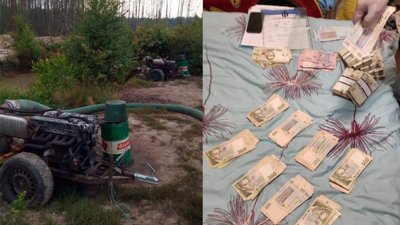 Зброю, мотопомпи та готівку вилучили під час обшуків на Рівненщині