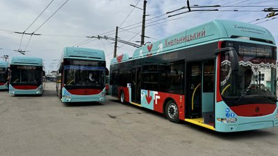 тролейбуси, автопарк