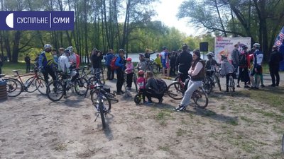 У Сумах відбулися перші в новому сезоні змагання з велоспорту