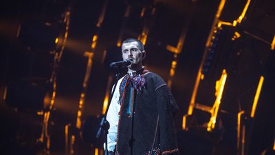 Гурт Kalush Orchestra провів першу репетицію на сцені "Євробачення-2022" Гурт Kalush Orchestra провів першу репетицію на сцені "Євробачення-2022"