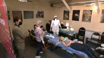 Акція у Будинку воїна Акція у Будинку воїна
