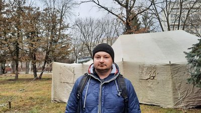 У центрі Тернополя Добровольчий Український Корпус розгортає мобілізаційний центр