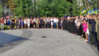 У Дніпрі провели урочистості до Дня Державного Прапора України