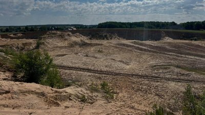 На території Камінь-Каширської громади екологи виявили незаконний забір піску