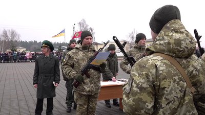 Строковики-прикордонники присягнули на вірність українському народові в Оршанці