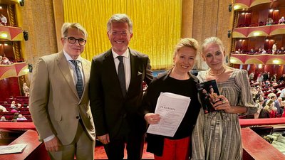 Метью Бродерік, Андрій Мельник, Світлана Мельник та Сара Джесіка Паркер 