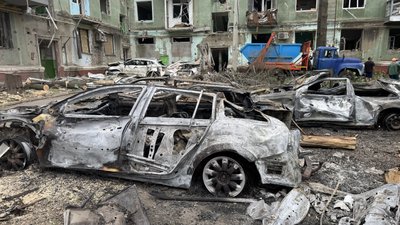 Наслідки російського авіаудару по Краматорську