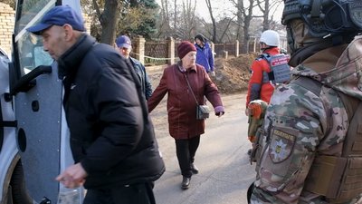 Евакуація цивільних з Миколаївки