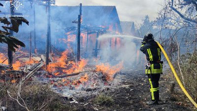 У пожежі на Вінниччині загинули двоє людей У пожежі на Вінниччині загинули двоє людей