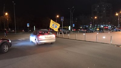 У Сумах власники автомобілів з єврономерами приєдналися до всеукраїнської акції У Сумах власники автомобілів з єврономерами приєдналися до всеукраїнської акції