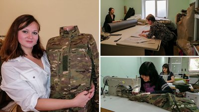 жіноча віськова форма від Марії Боцман кроп